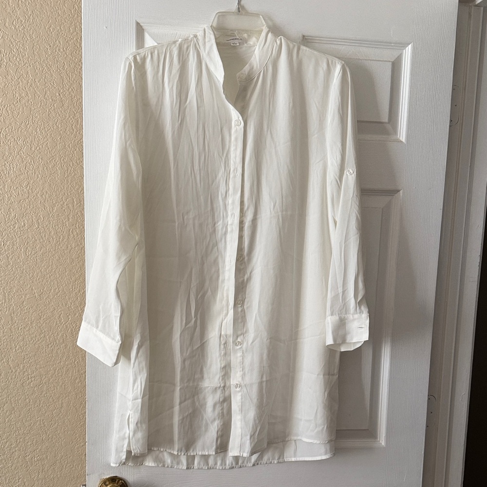 Summersalt White Swim Coverup